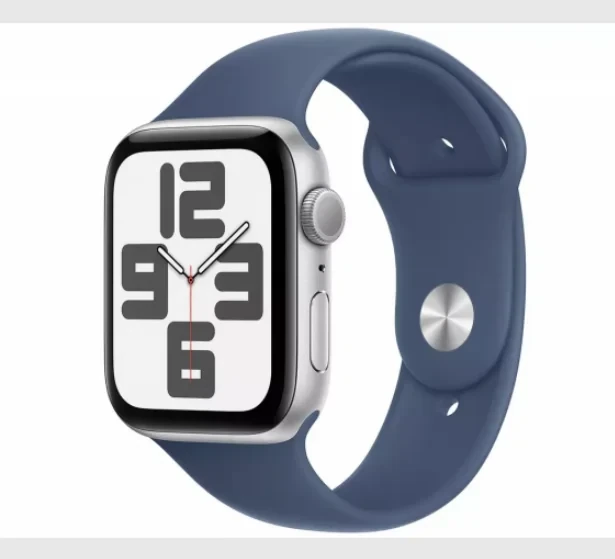 Apple Watch SE (2nd Gen) GPS 40mm - Silver Aluminium with Denim Sport Band (S/M) | AfriCam Online