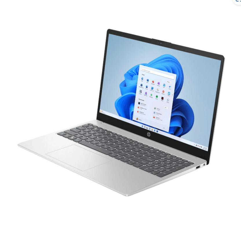 HP 15s AMD Ryzen™ 5 7520U 16GB RAM 512GB SSD Laptop Natural Silver | AfriCam Online